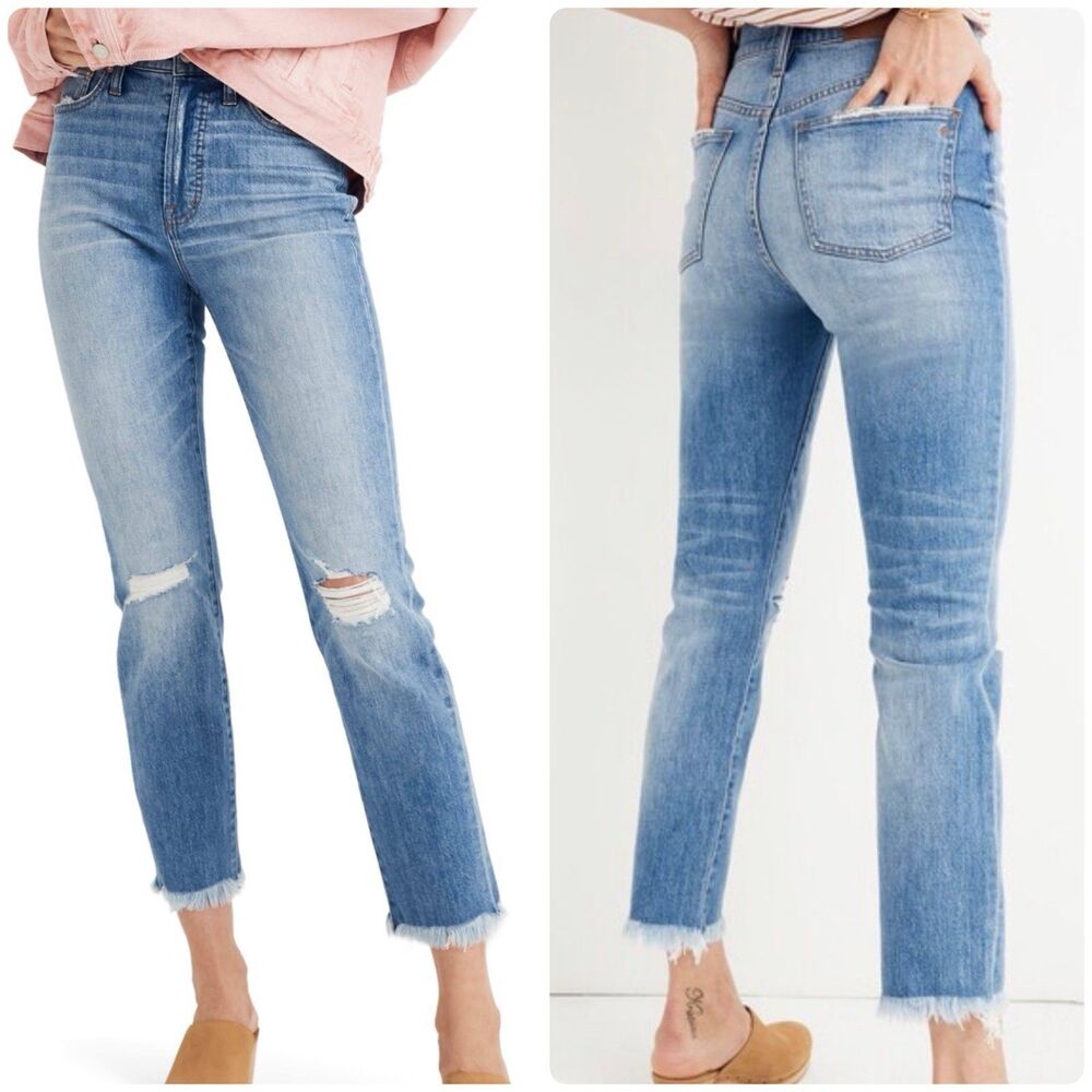 Madewell The Perfect Vintage Jean in Parnell Wash Comfort Stretch Womens 29